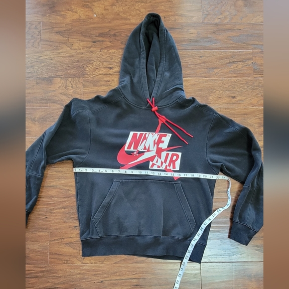 Jordan Nike Air Hoodie Sweatshirt Size Small Men's Color Black - Picture 6 of 8